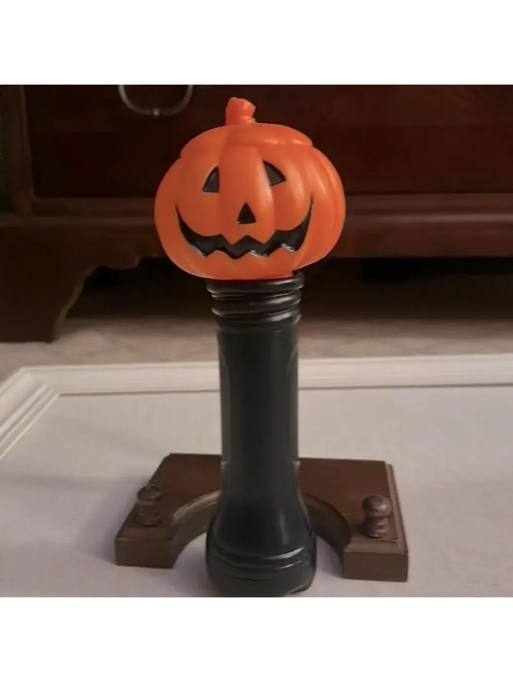 Vintage Pumpkin Head flashlight